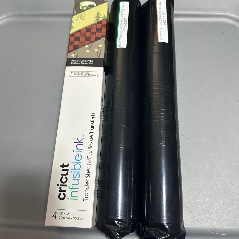 Cricut Infusible Ink Transfer Sheets Campin Out Jungle Safari Warm Grey 12x12